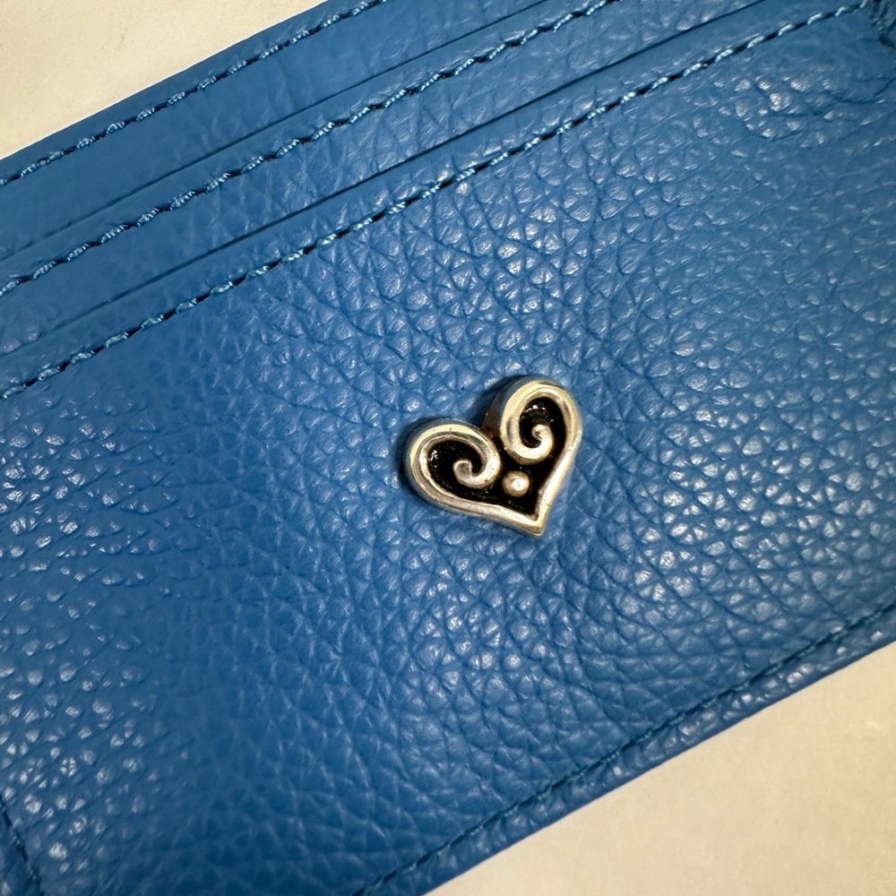 BRIGHTON WISHES Blue Wishes Card Case 3*4” - Picture 2 of 6